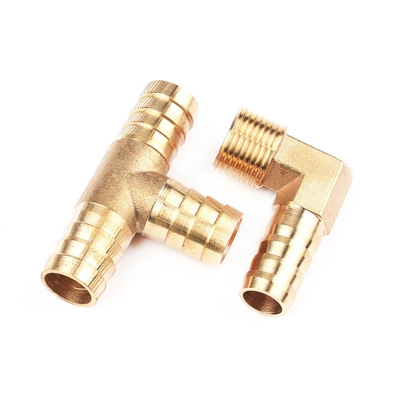 BSP Hose Barb Fittings — Y-Piece, T-Piece, Straight & Elbow Connectors