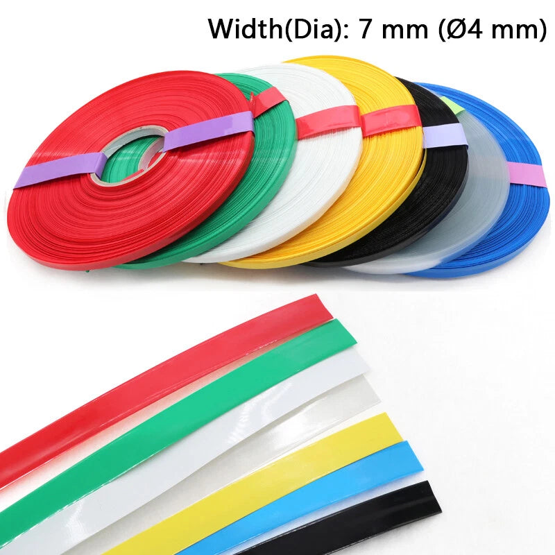 PVC Heat Shrink Tubing 7–130mm | RC Battery, LiPo, NiMH, NiCd Wire Wrap