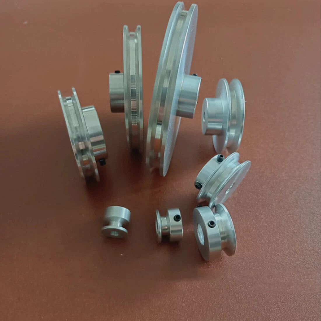 Aluminium V-Groove Pulley 1 Groove OD 50/60/80/100mm for B-type Belts Pulleys