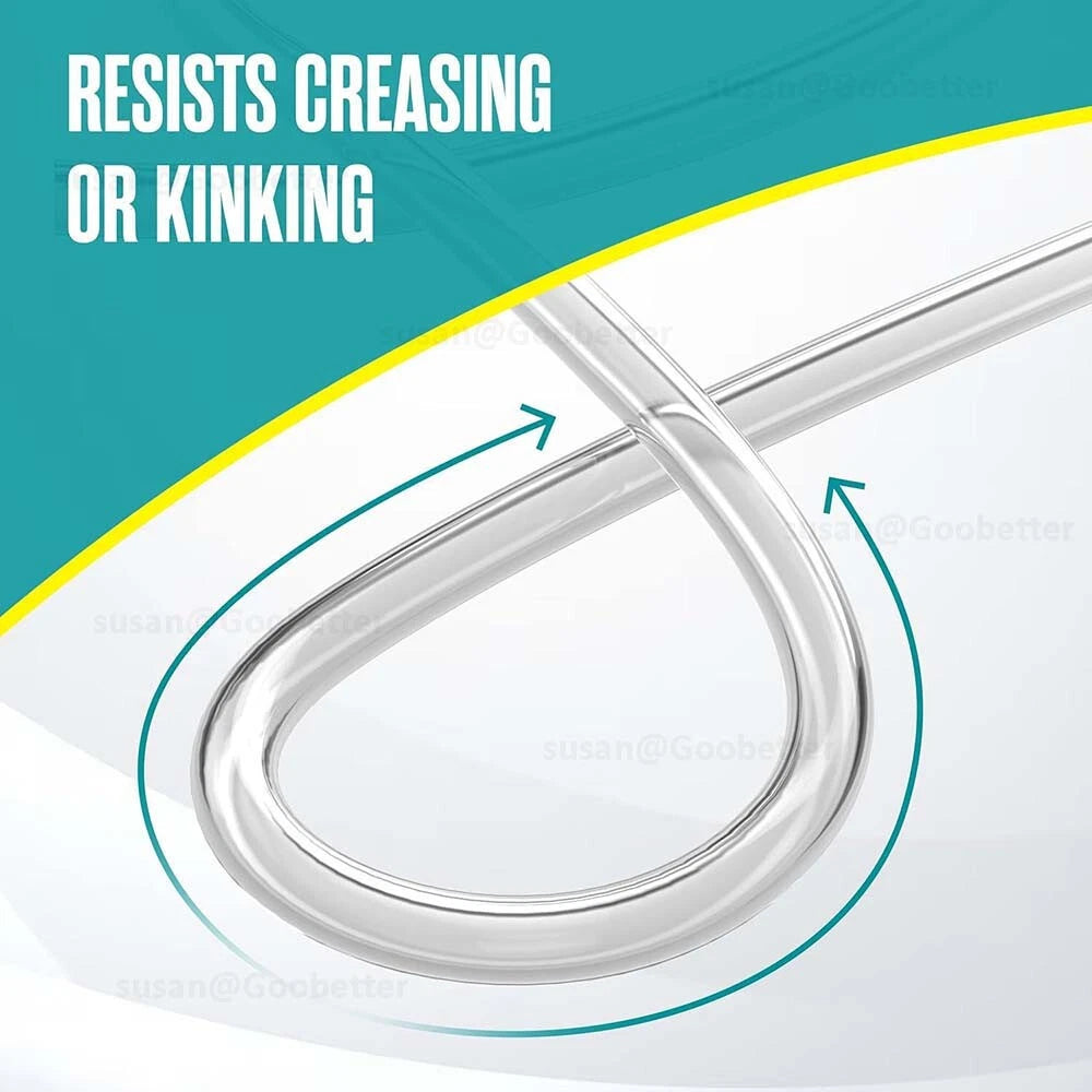 Clear Flexible PVC Tubing — Plastic Hose for Air, Water, Aquarium & Pond