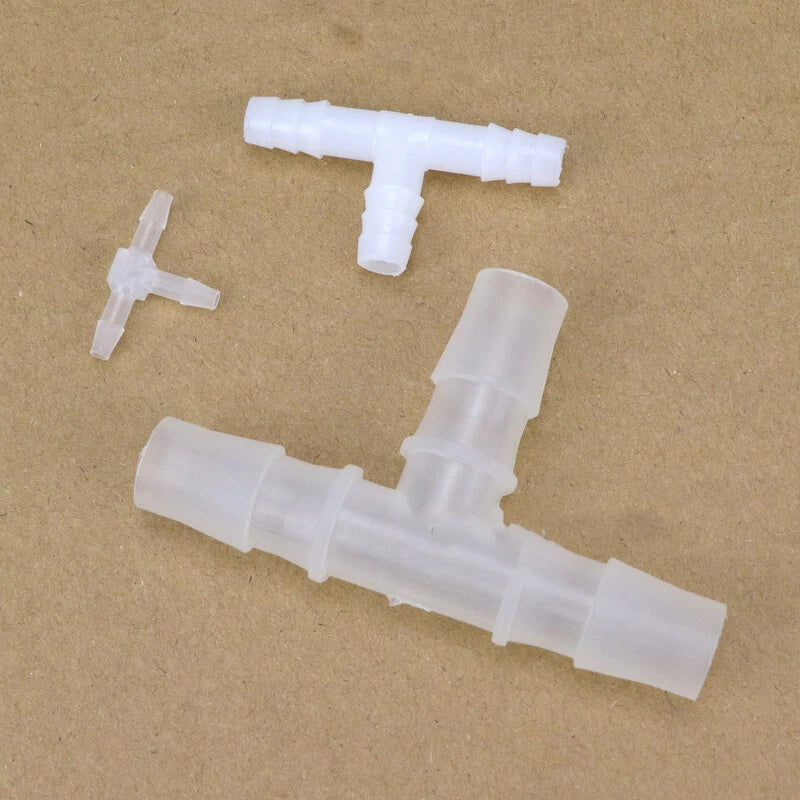 Plastic Hose Barb Fittings — Straight, Reducer, L, T, Y-Shape Pagoda Connectors