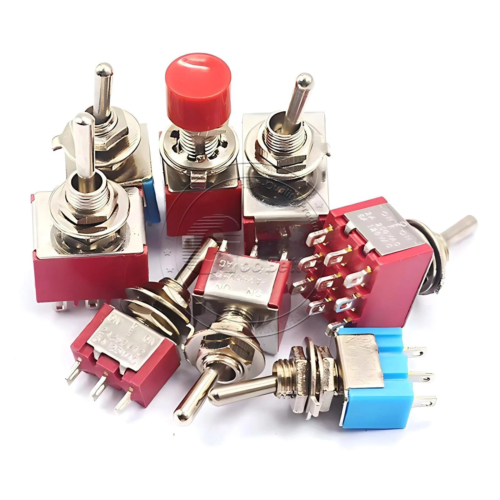 Miniature Toggle Switch — SPST/SPDT, 2–12 Pin, MTS/E-TEN/RLS Series, 79 Types