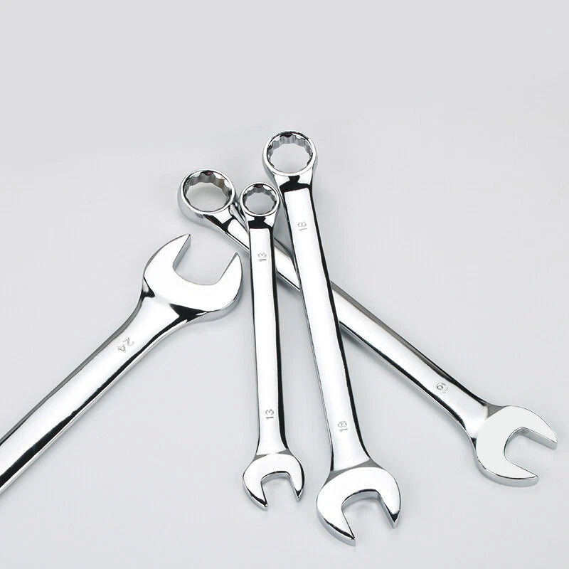 7-36mm Combination Spanner Metric Gear Spanner Wrench Open End & Ring Fixed Head