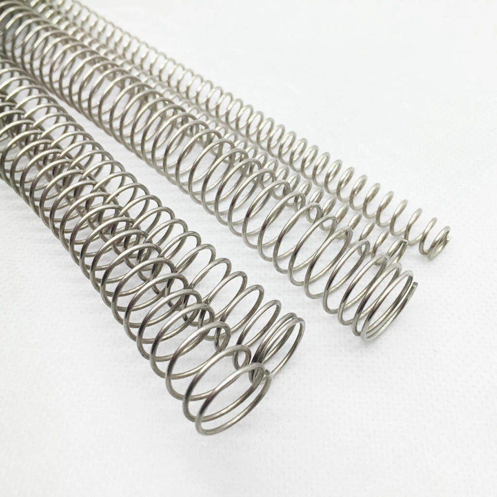 120mm Compression Spring 0.3-2mm Wire 304 Stainless Steel Pressure Springs Long