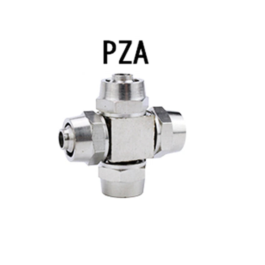 Brass Pneumatic Twist Lock Quick Connector Fittings for Tube OD 4–12mm | PE PU PV PZA