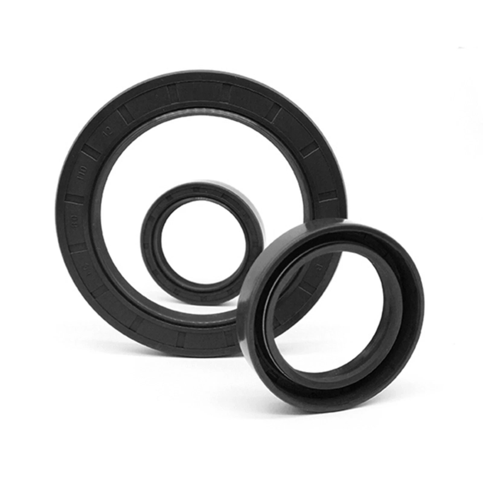 TC Double-Lipped NBR Oil Seal — 38mm ID, Nitrile Rotary Shaft Seal, Multiple OD & Heights