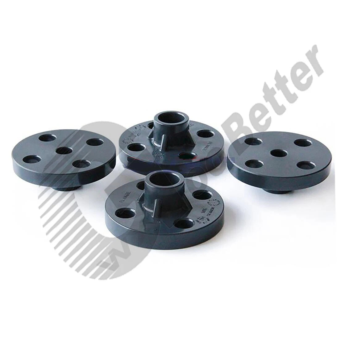 UPVC Water Supply Pipe Wall Mount Floor Flange Φ20mm~Φ110mm Flange Fittings Grey