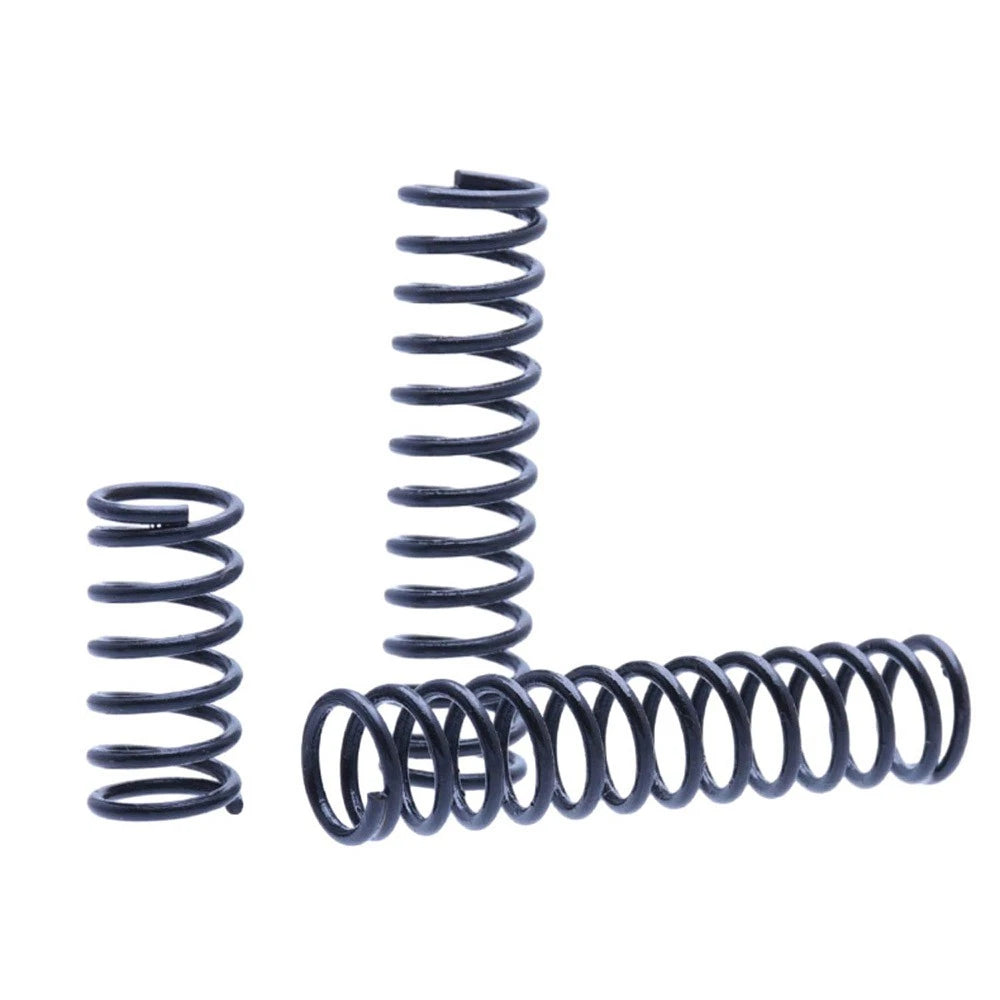 3mm Wire Dia Spring Steel Compression Springs Dia 26-40mm Length 20-100mm Black