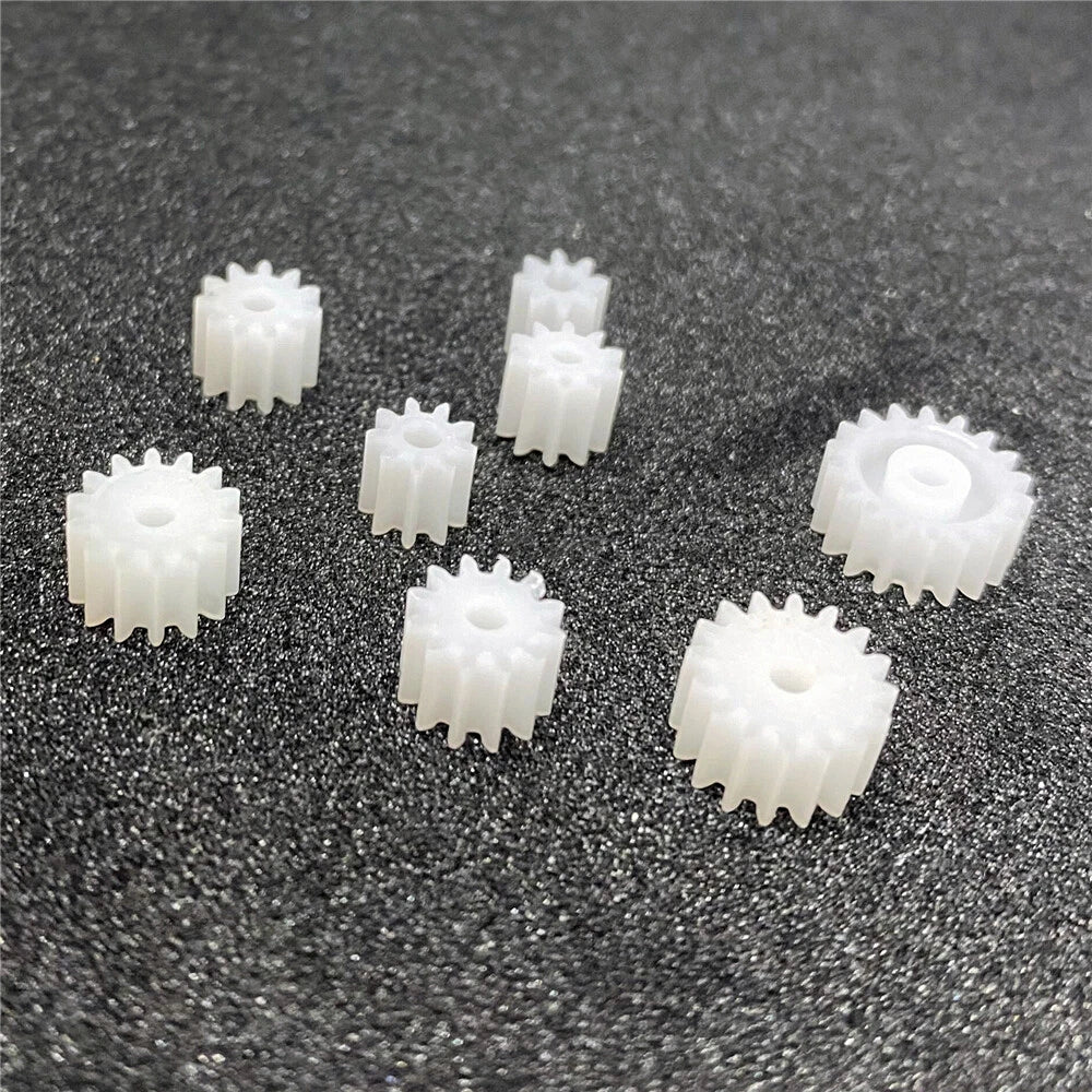 Main shaft Pinion Gear 0.5 Module Toy Helical Parts Model DIY Plastic Gears Hole