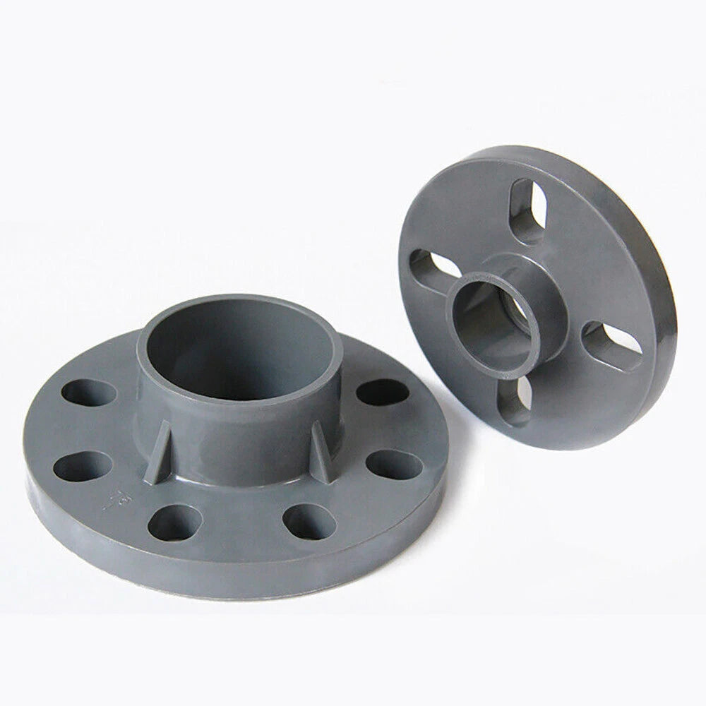 ID 20-200mm PVC Water Supply Pipe Wall Mount Floor Flange Fittings Solvent Weld