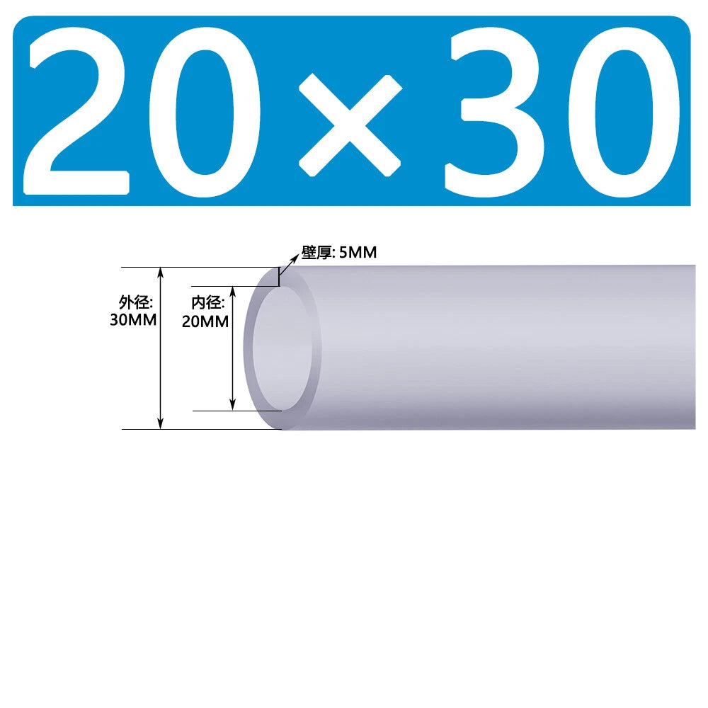 Food Grade Clear Silicone Tube Beer Milk Hose Pipe Soft Rubber ID 0.5mm - 38mm