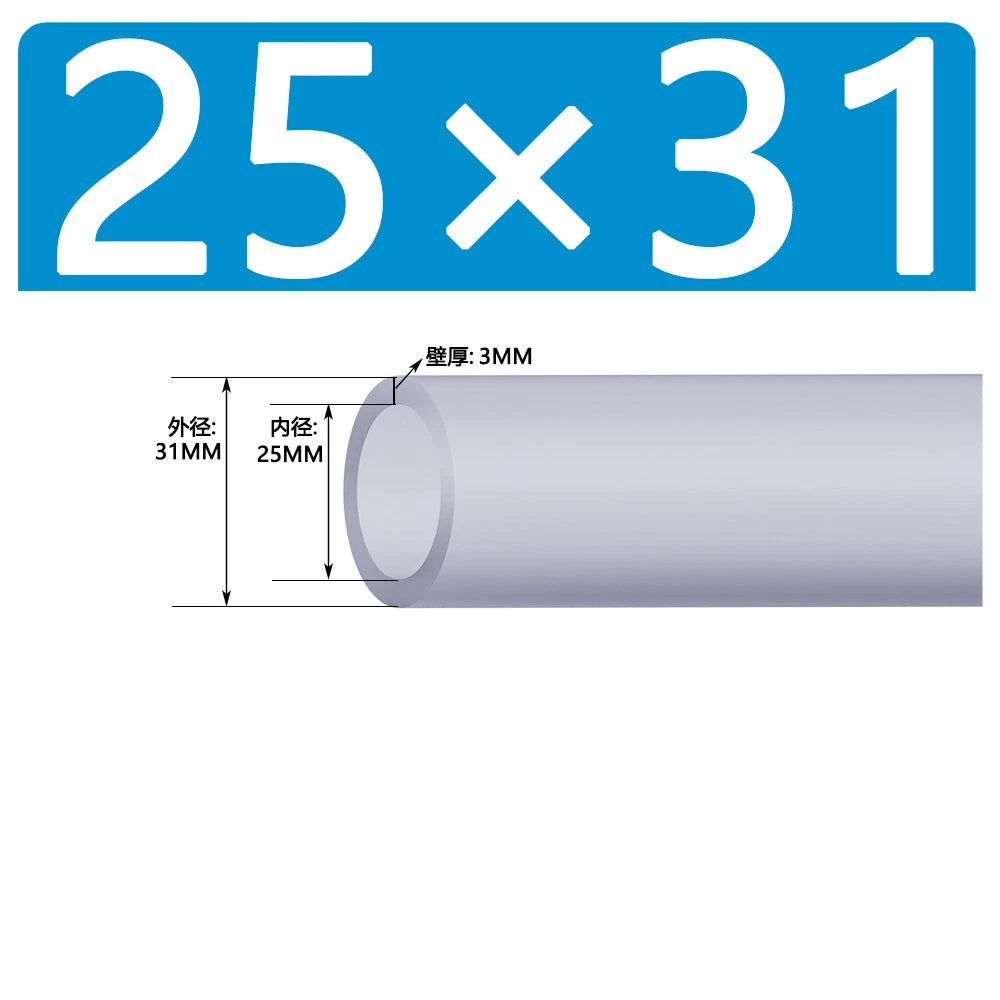 Food Grade Clear Silicone Tube Beer Milk Hose Pipe Soft Rubber ID 0.5mm - 38mm