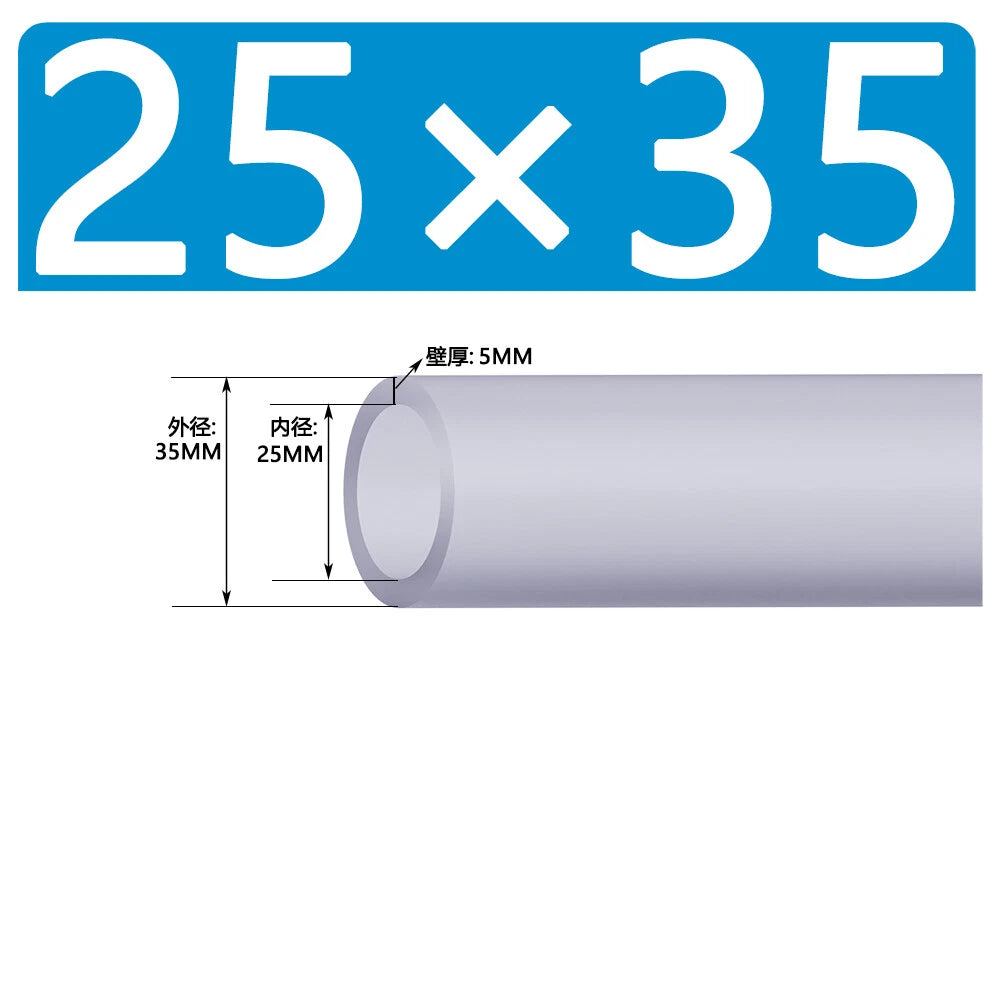 Food Grade Clear Silicone Tube Beer Milk Hose Pipe Soft Rubber ID 0.5mm - 38mm