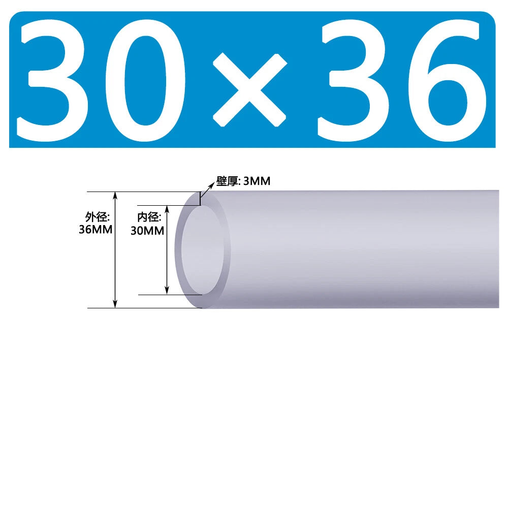 Food Grade Clear Silicone Tube Beer Milk Hose Pipe Soft Rubber ID 0.5mm - 38mm