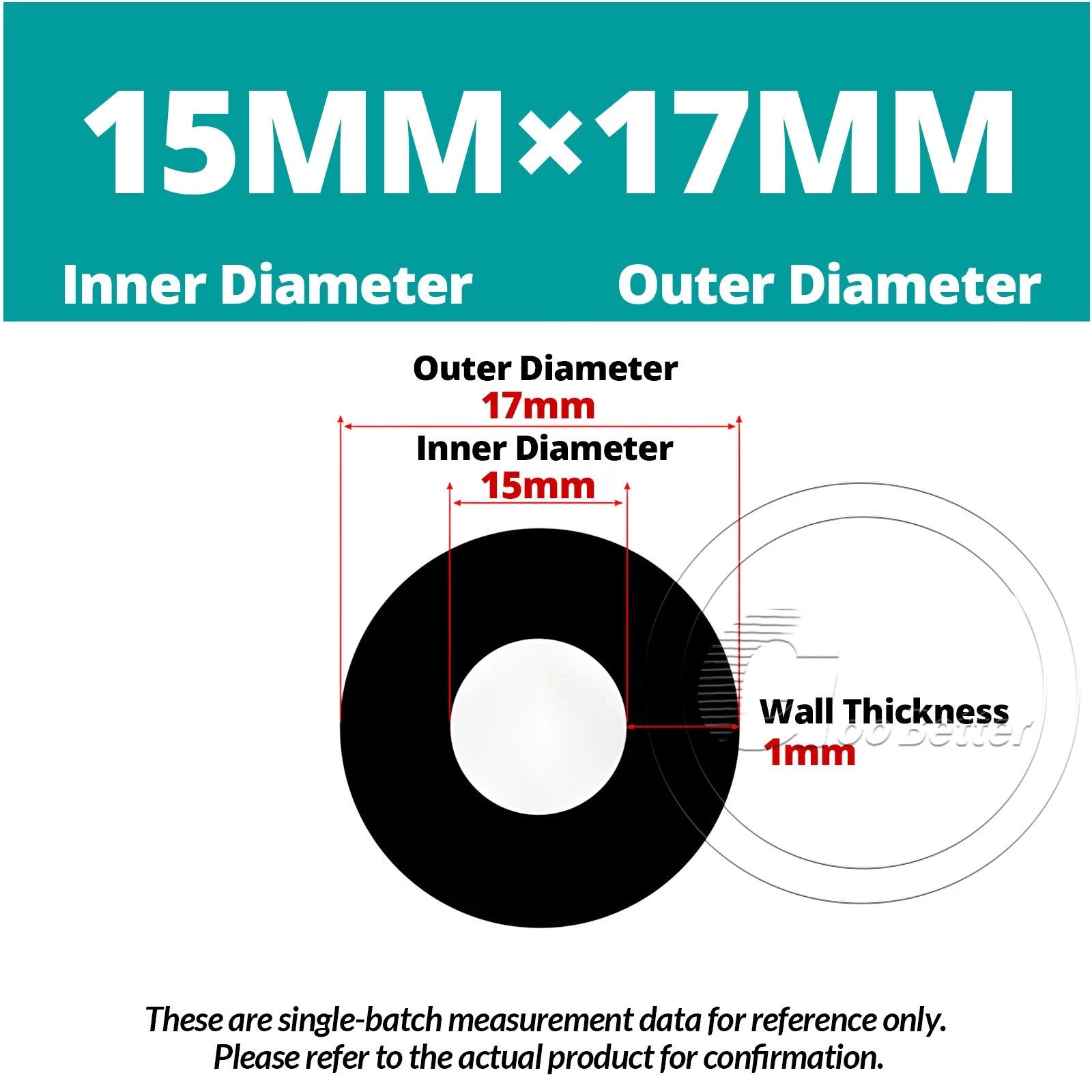 Black Silicone Rubber Tube – ID 0.5–60mm × OD 1–68mm Flexible Hose Pipe