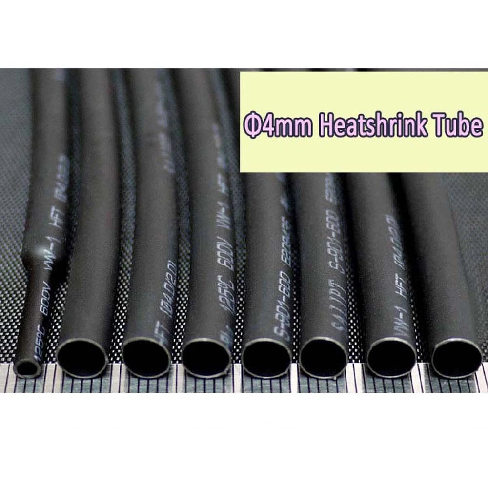 4mm Heat Shrink Tubing 2:1 Ratio – Wire Sleeving Wrap, 7 Colors