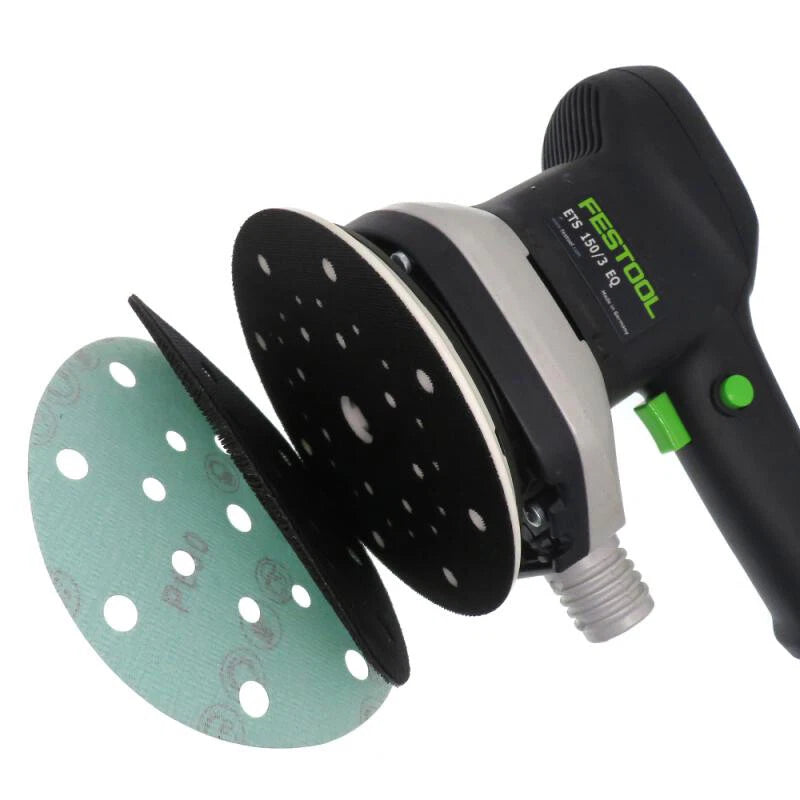 6" 150mm 17 Hole Polyester Film Green Sandpaper Wet Dry Sanding Discs P60-P2000