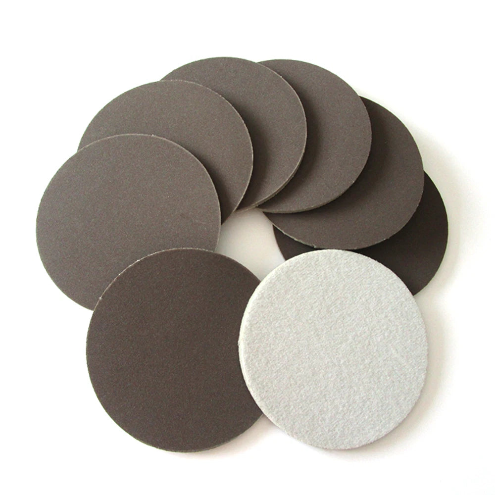 25mm-125mm Sponge Polishing Sanding Discs Hook Loop Sandpaper Red Grit 300-2000