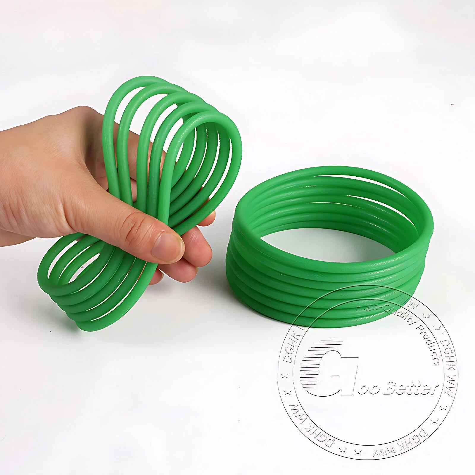 PU Solid Round Belt Polyurethane Close Loop Drive Belting Wire Dia 2-10mm O Ring