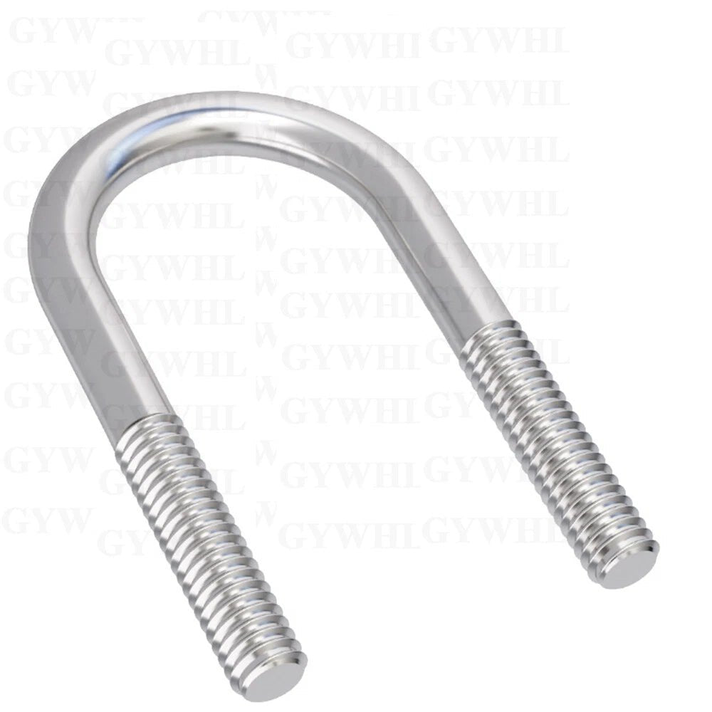 Marine Grade Round Bend U - Bolts — A2 & A4 Stainless Steel, M6 to M20 - HomeDIYer
