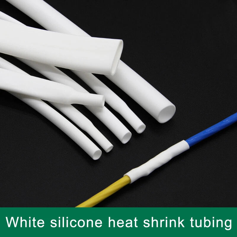 Silicone Rubber Heat Shrink Tubing — Flexible Heatshrink Tube, φ0.8mm–φ40mm, 6 Colors