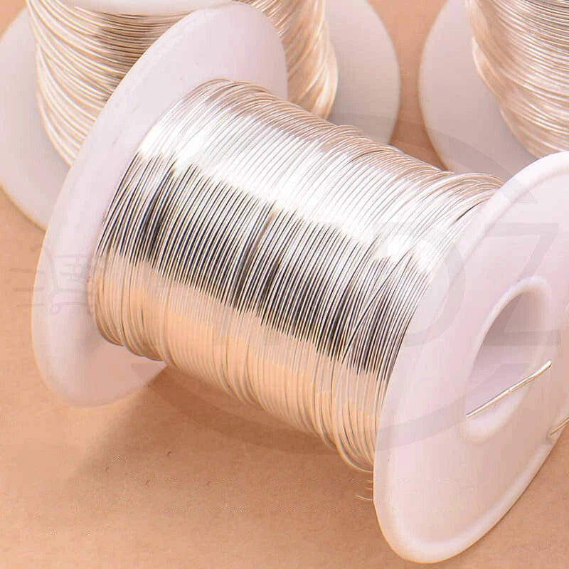 High Purity Silver Wire Ag99.99% Electrochemical Conductive Metal Wire 0.025-2mm