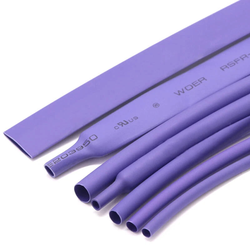 Heat Shrink Tubing 2:1 — φ1–50mm, 5 Colors, 1–10 Meter Rolls