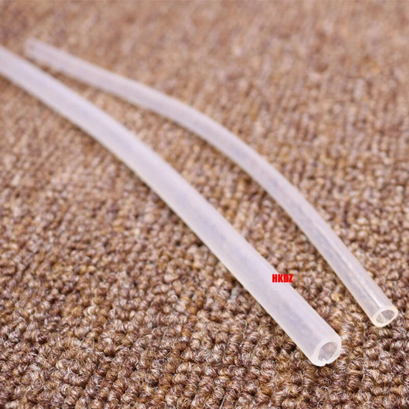 Clear Food Grade Silicone Tubing — Flexible Vacuum & Beer Hose, Multiple Sizes