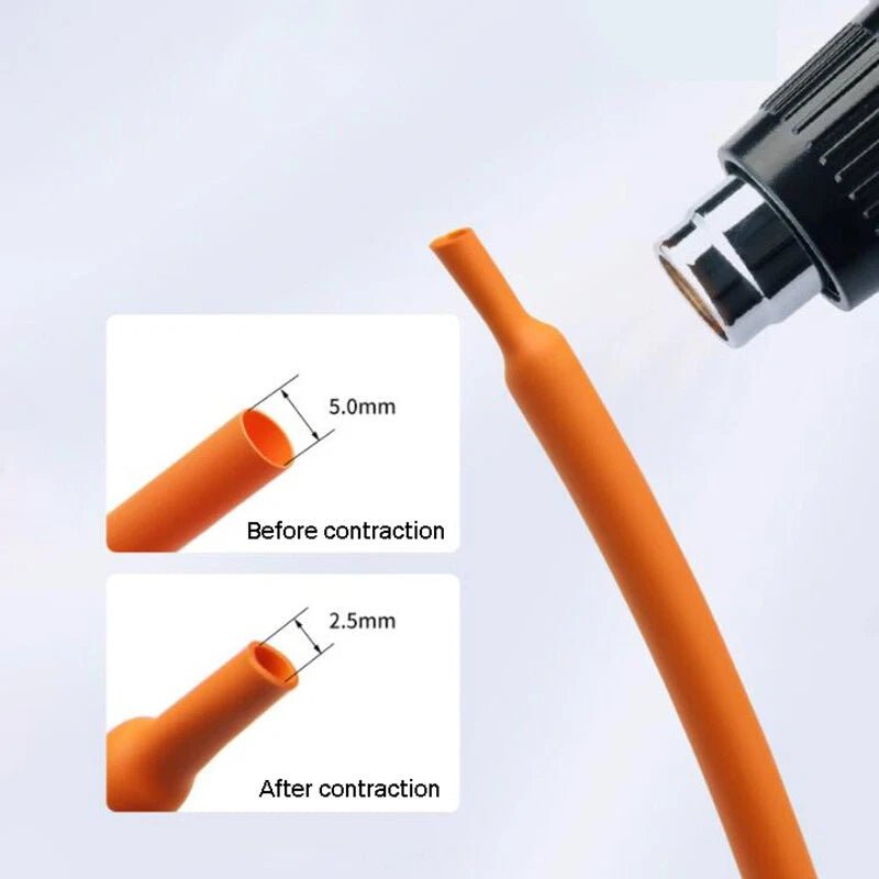 2:1 Heat Shrink Tubing – Electrical Wire Insulation Sleeve, Multi - Color & Multi - Size - HomeDIYer