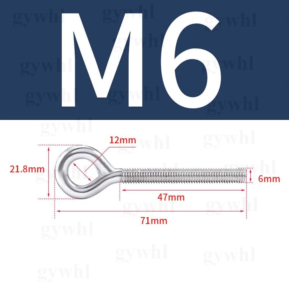 Stainless Steel Eye Bolts M4–M24 | A2 Forged Metric Lifting Ring Screws