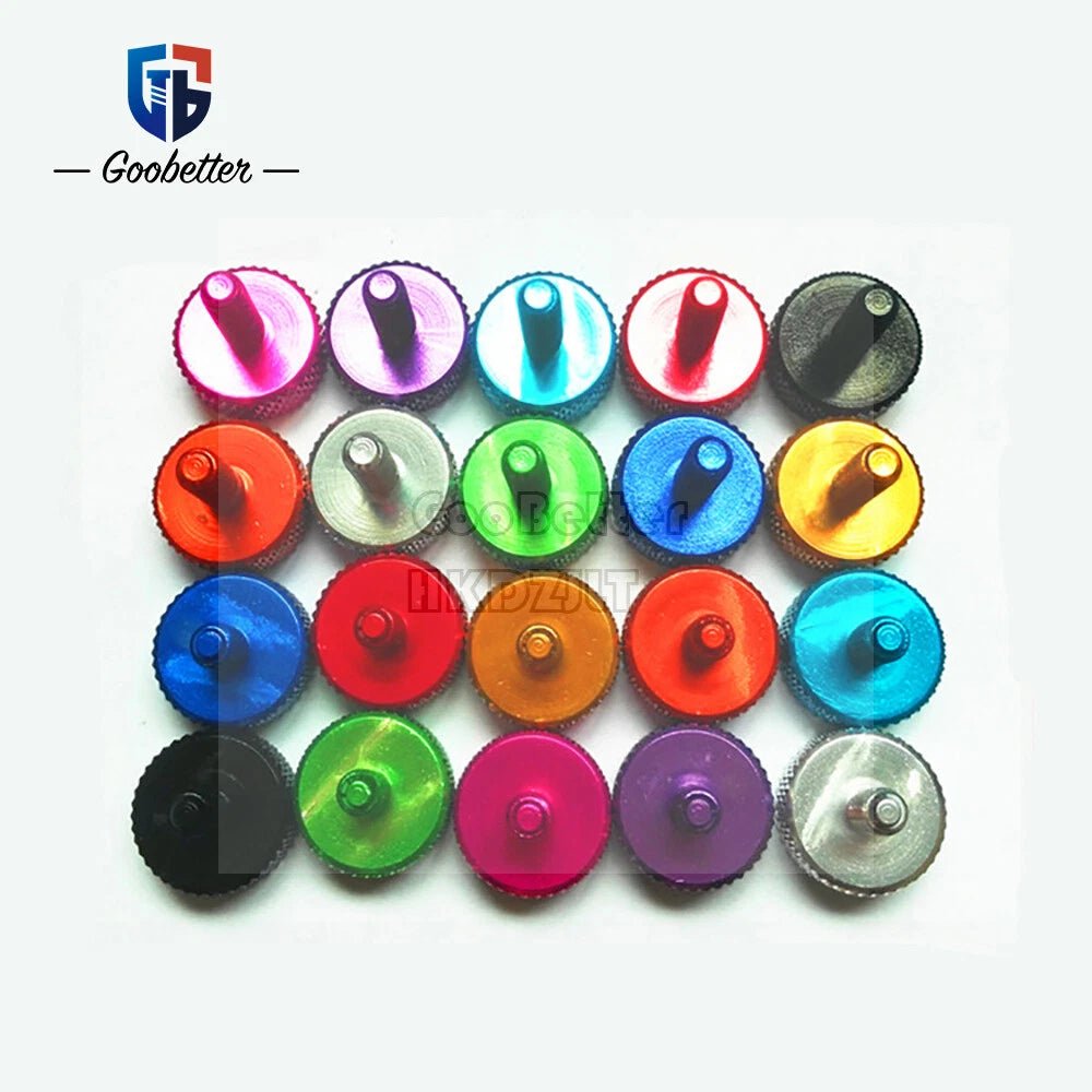 M3 Knurled Thumb Screws – Aluminum Anodized, Colorful, M3 x 20–50 mm - HomeDIYer