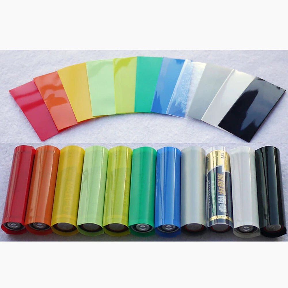 PVC Heat Shrink Tubing for RC Battery Packs — 7mm to 125mm Wide, Multiple Colors - HomeDIYer