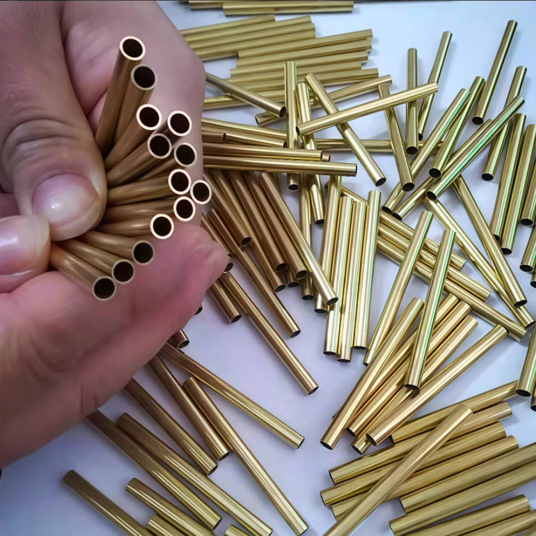 Brass Round Tube Pipe Hollow Spacers Standoff Bush Wall Thickn 0.5mm Many Sizes