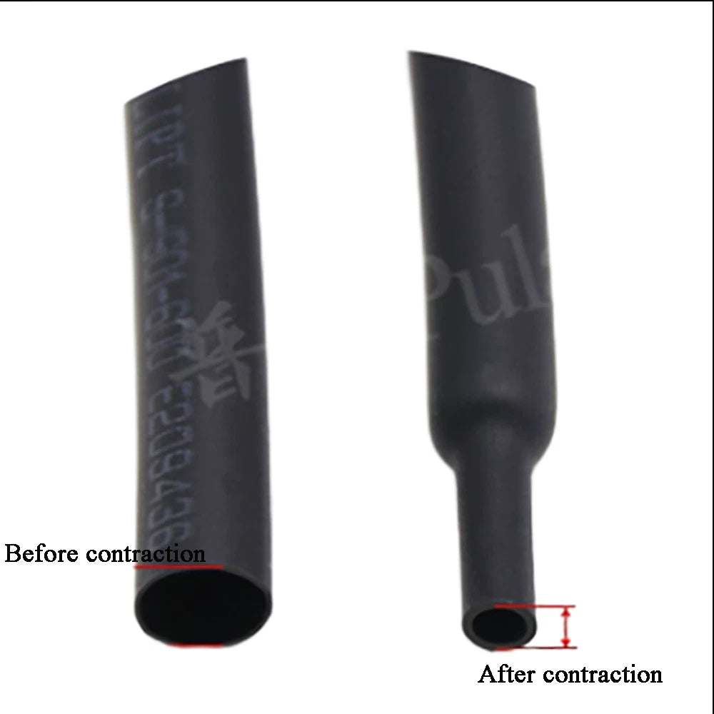 Heat Shrink Tubing 2:1 Ratio — 0.6mm to 70mm, 7 Colors, 1 Meter