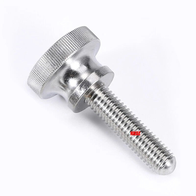 M2/M2.5 High Head Knurled Thumb Screws – 303 Stainless Steel Hand Grip Knob Bolts (3 - 12mm) - HomeDIYer