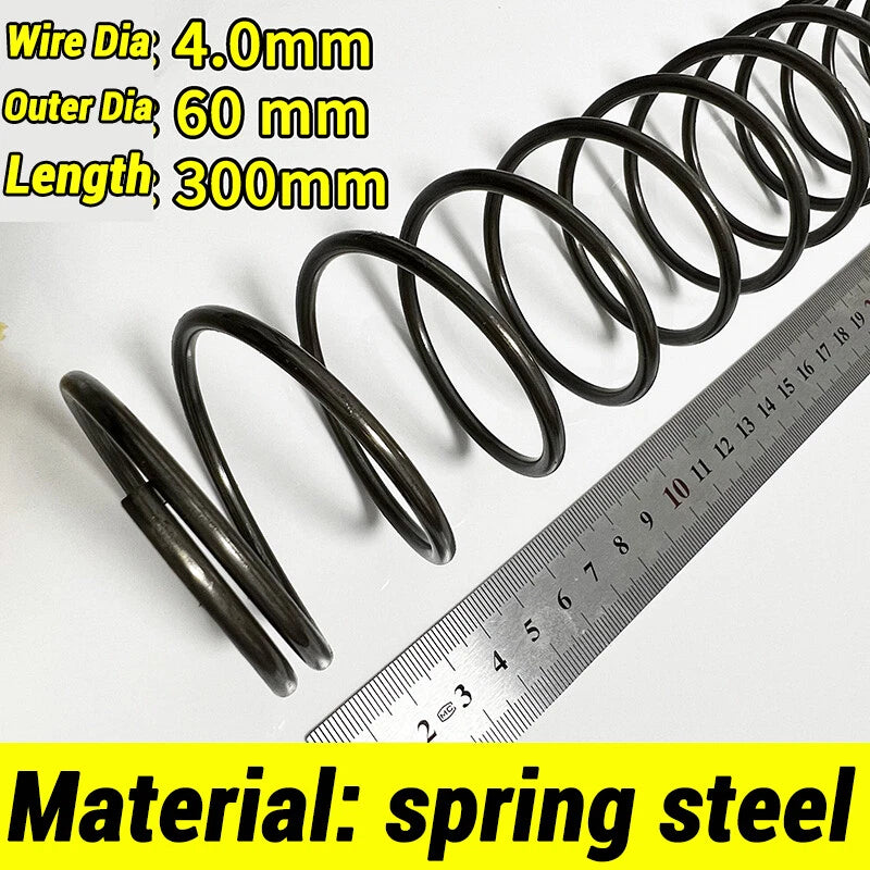Compression Spring 4-5mm Wire dia 40-80mm Diameter & 300mm Length Pressure Small