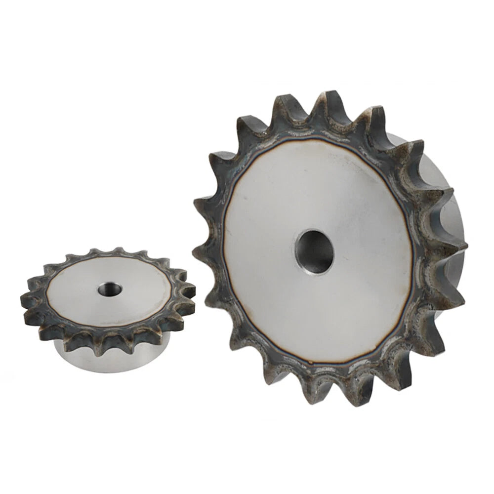 05B 5/16" Steel Roller Chain Sprocket Wheel Pitch 8mm 10~40 Teeth Process Hole