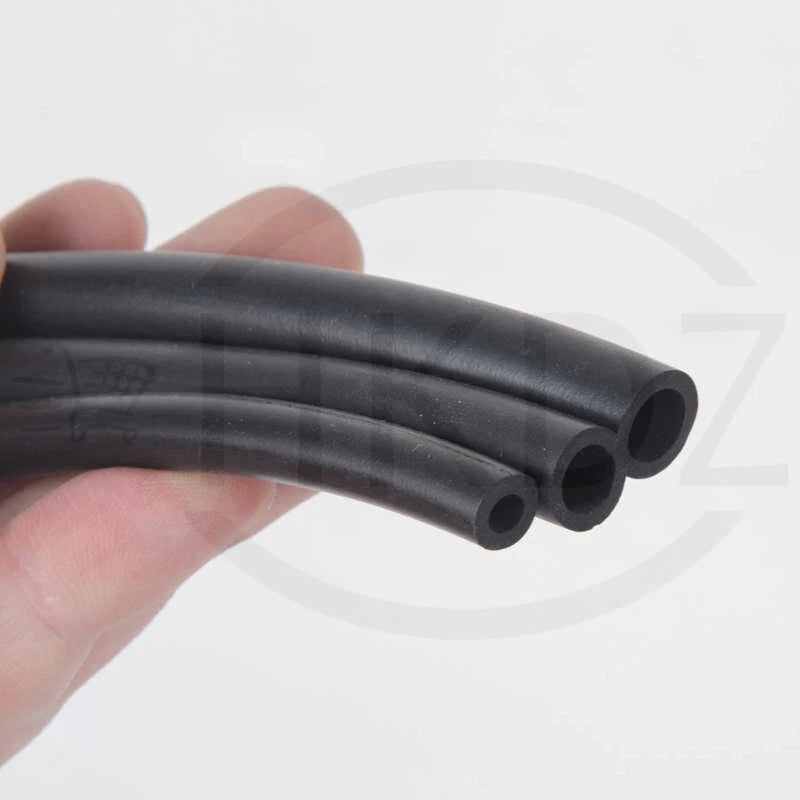 Black Fluorine Rubber Tube Fuel Hose-Engine Petrol,Oil Line Fuel Pipe ID 1 -32mm
