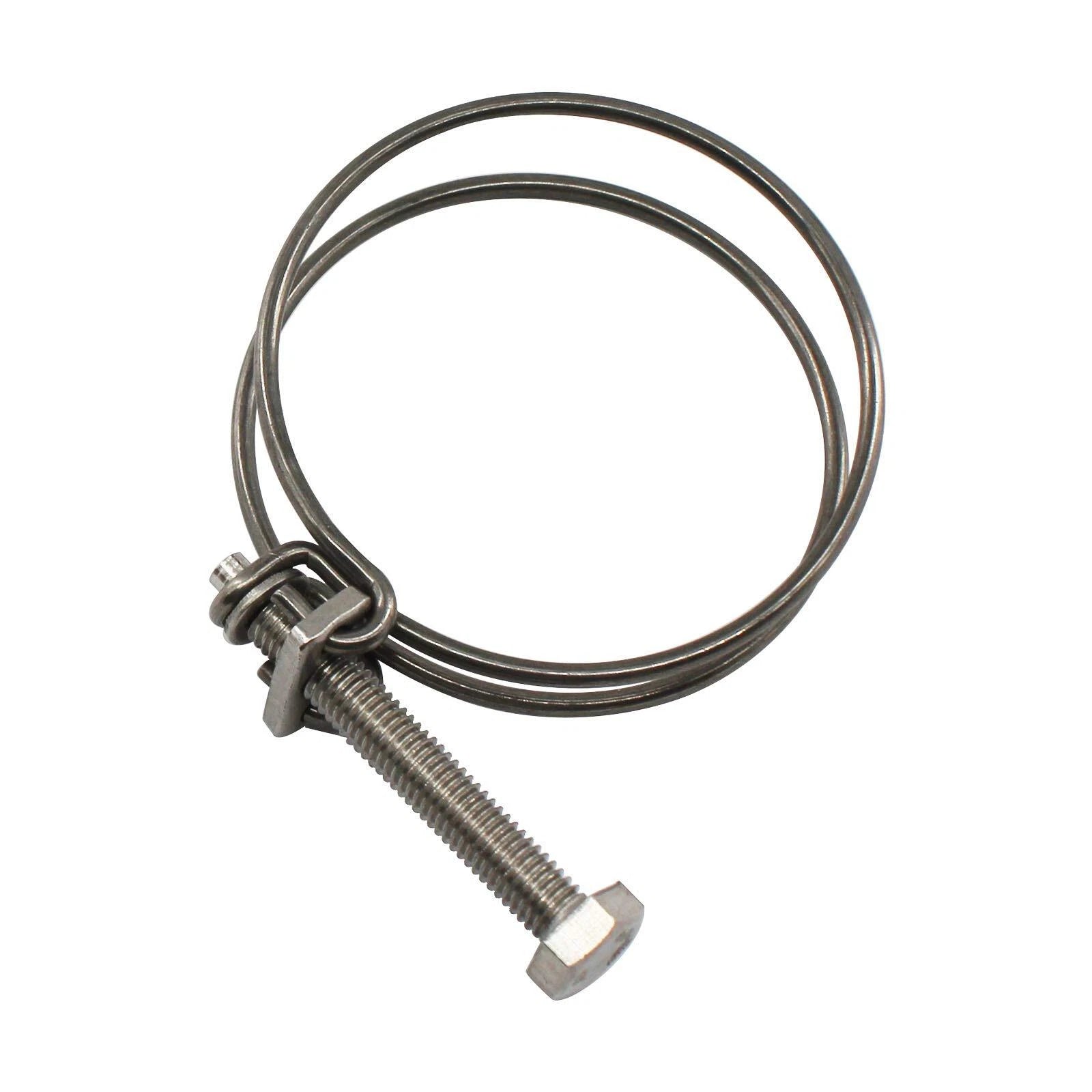 Double Wire Hose Clips - Stainless Steel, Pond Pipe Koi Fish Fitting Pump 9 -300