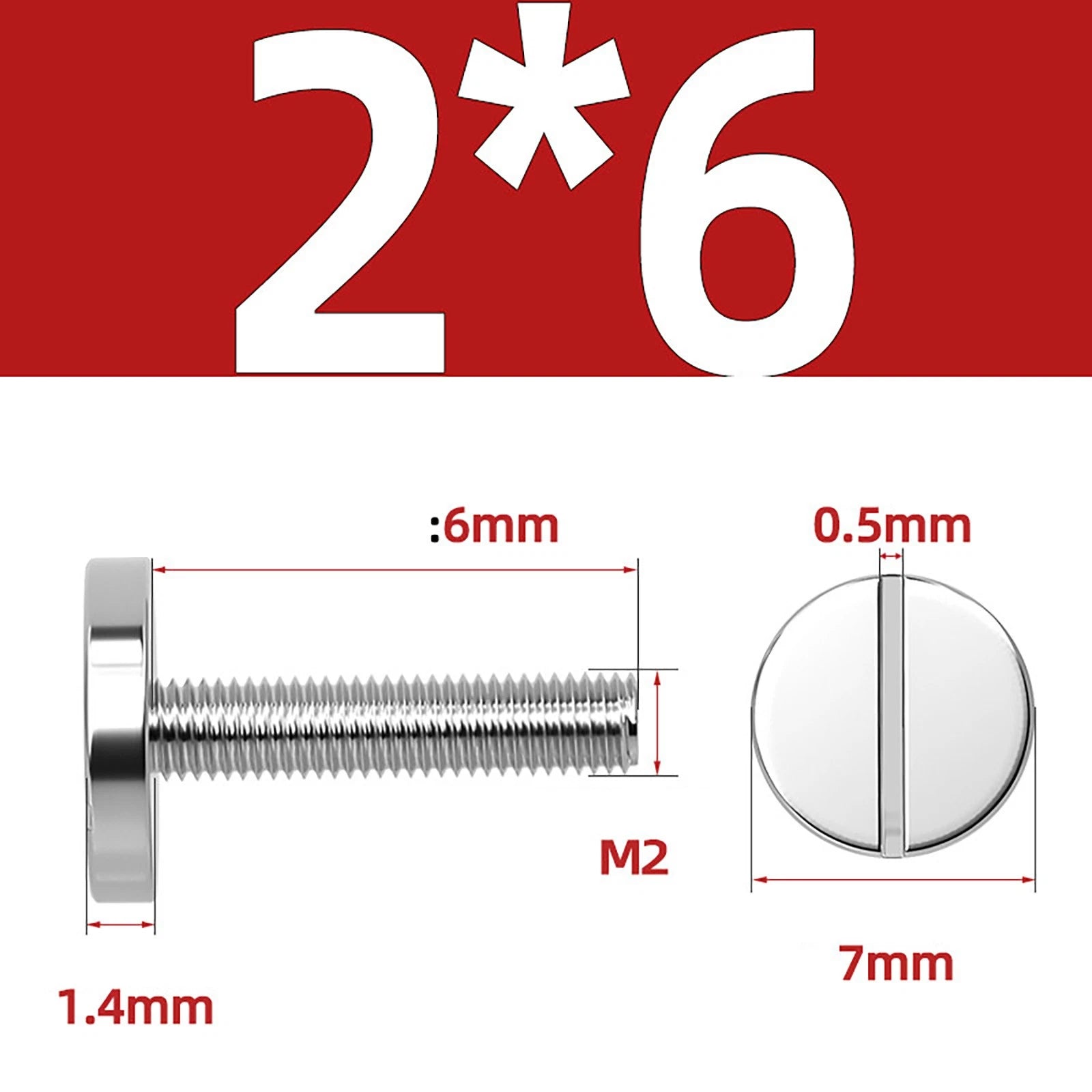 A2 Stainless Steel Slotted Large Head Machine Screws — Wide Pan Bolt DIN 921 | M2–M10