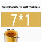 H62 Brass Round Tube Pipe Hollow Tube OD 0.8mm 0.9mm 1mm-30mm Length 200mm 500mm