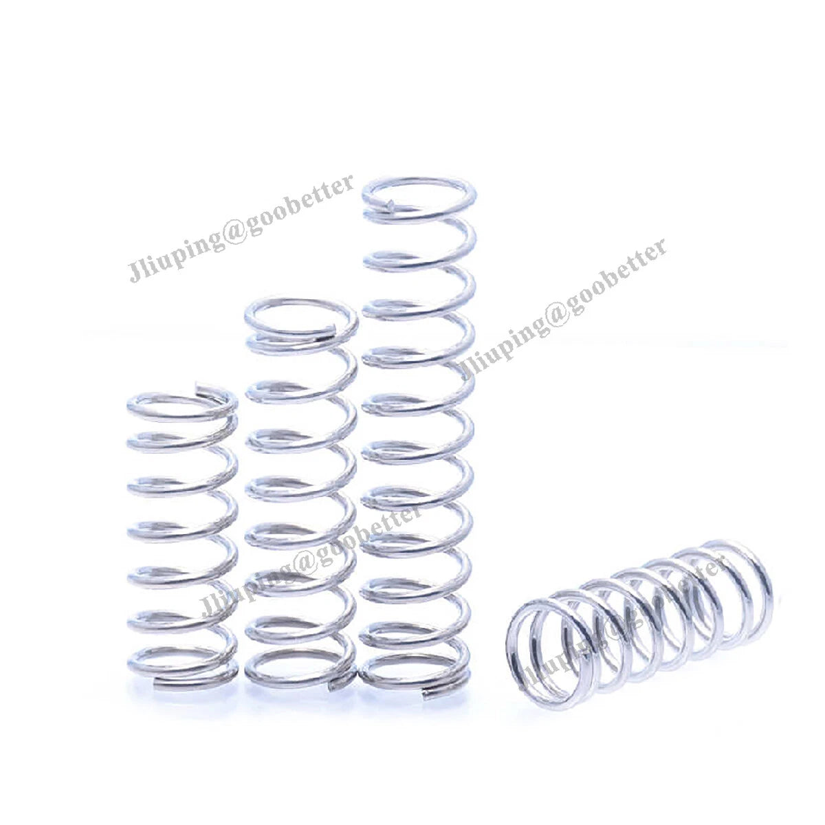 Compression Spring Wire Dia 2mm Stainless Steel Pressure Coil Springs OD 10-30mm