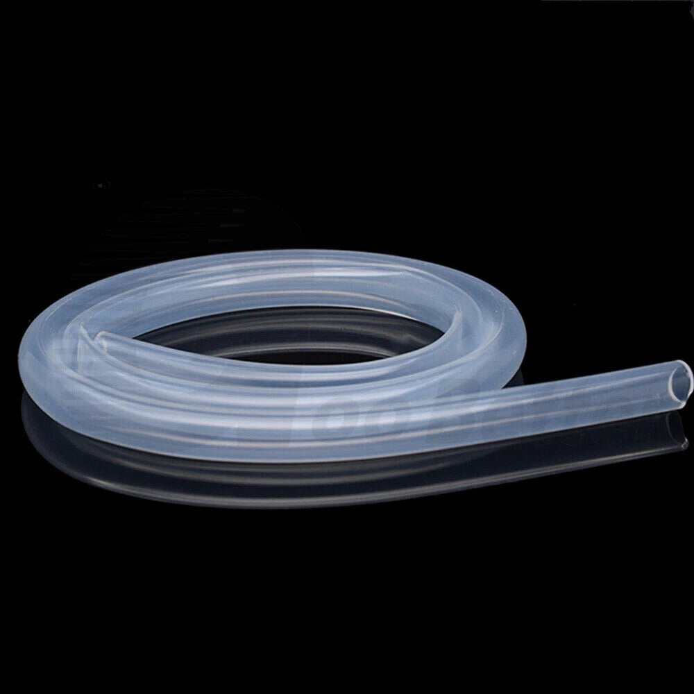Food Safe Silicone Rubber Tubing — Translucent Hose for Beer, Wine & Milk (ID 2–38mm)