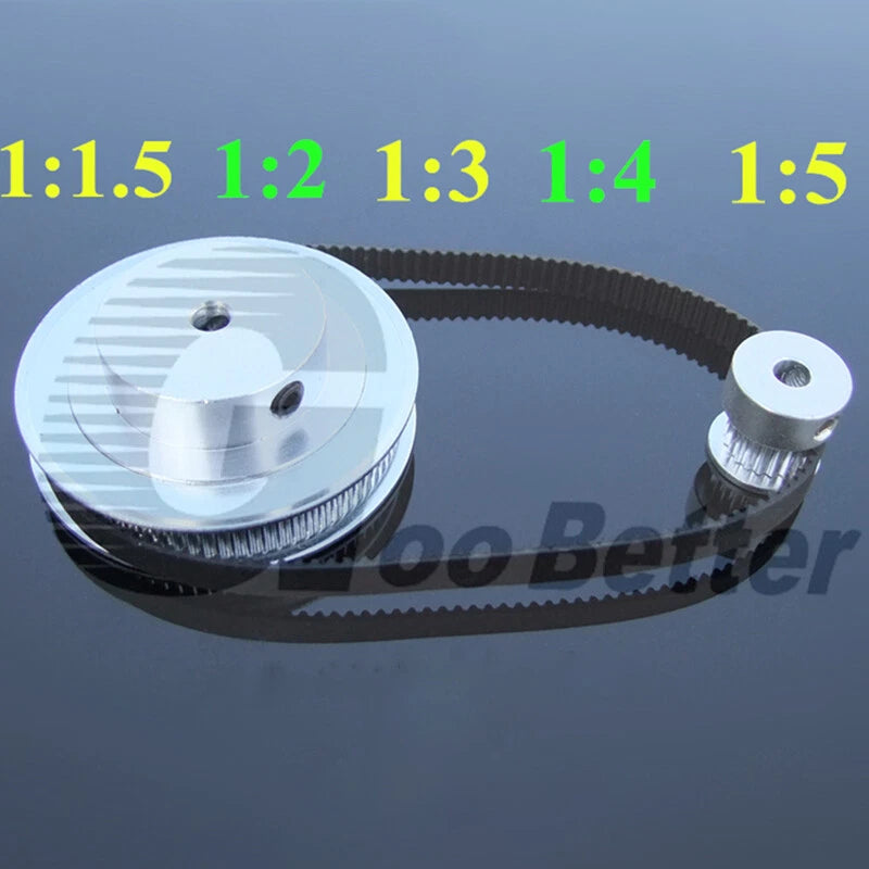 GT2 Timing Pulley Belt 2mm Pitch 16 - 60 Tooth Bore 3.17mm - 12mm for CNC Motor