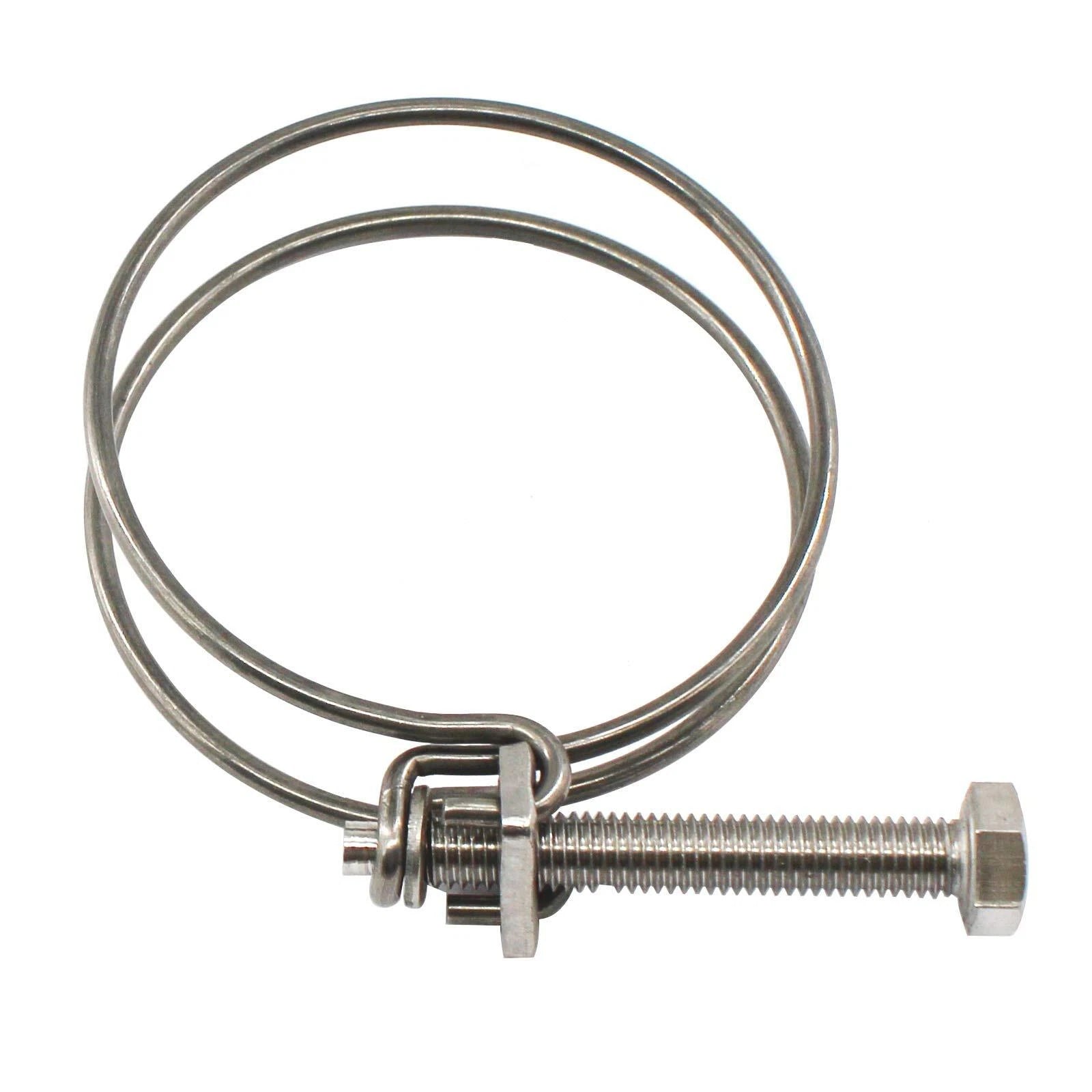 Double Wire Hose Clips - Stainless Steel, Pond Pipe Koi Fish Fitting Pump 9 -300