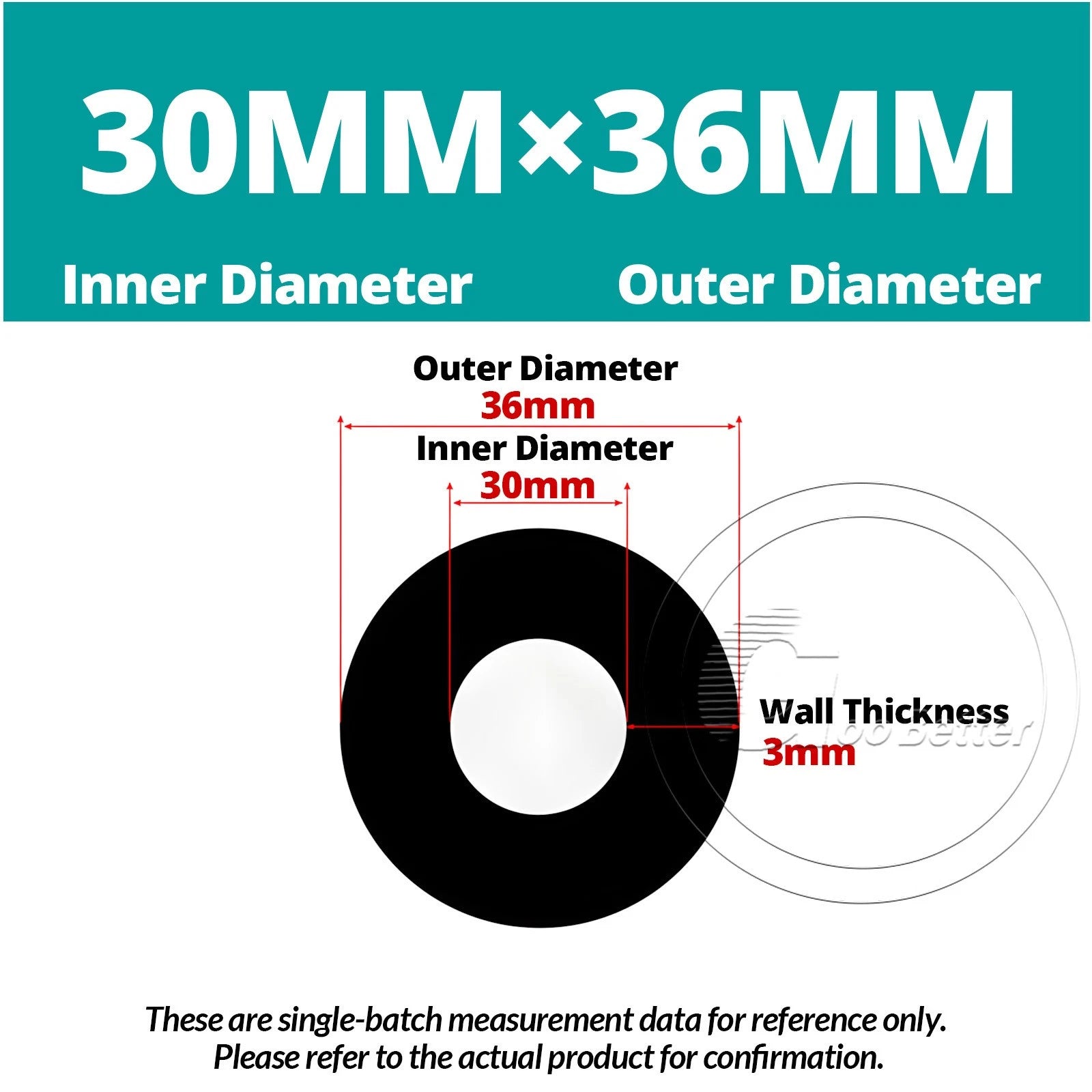 Black Silicone Rubber Tube – ID 0.5–60mm × OD 1–68mm Flexible Hose Pipe