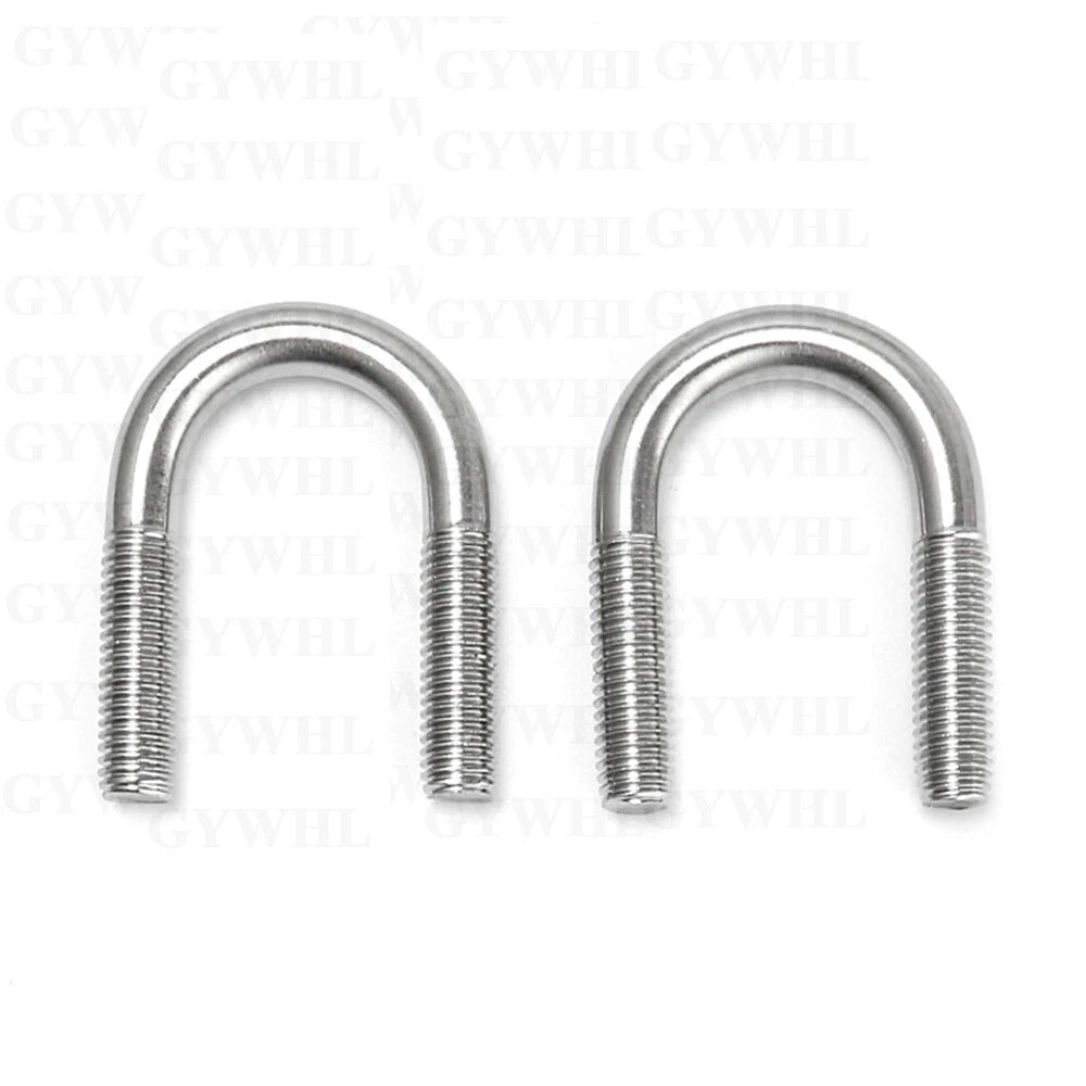 Marine Grade Round Bend U - Bolts — A2 & A4 Stainless Steel, M6 to M20 - HomeDIYer
