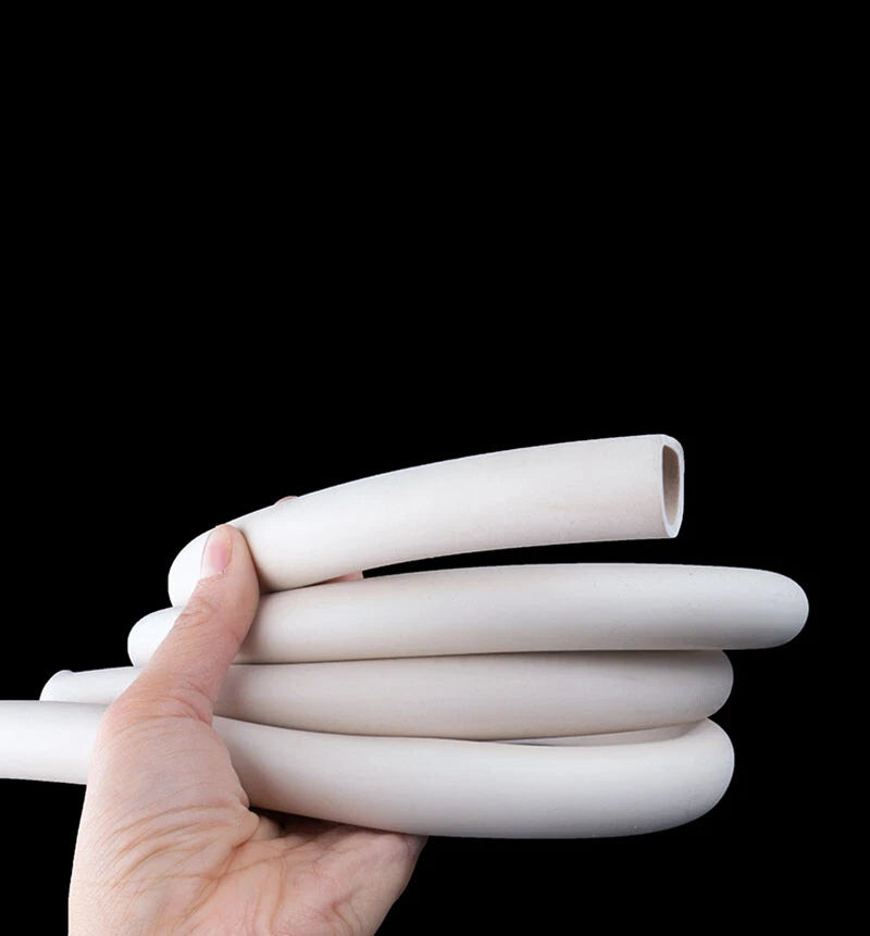 White Flexible Rubber Vacuum Tube — Laboratory Hose Pipe ID 1.5mm–12mm