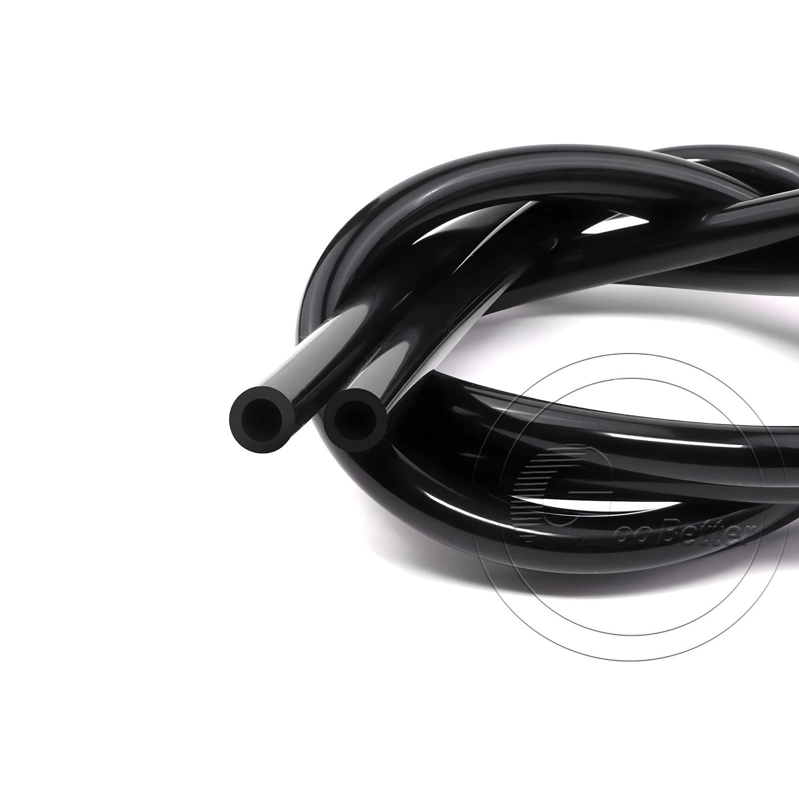 Black Silicone Rubber Tube – ID 0.5–60mm × OD 1–68mm Flexible Hose Pipe
