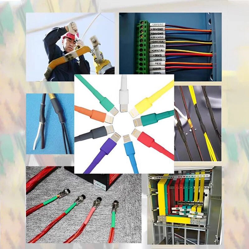 2:1 Heat Shrink Tubing – Electrical Wire Insulation Sleeve, Multi - Color & Multi - Size - HomeDIYer